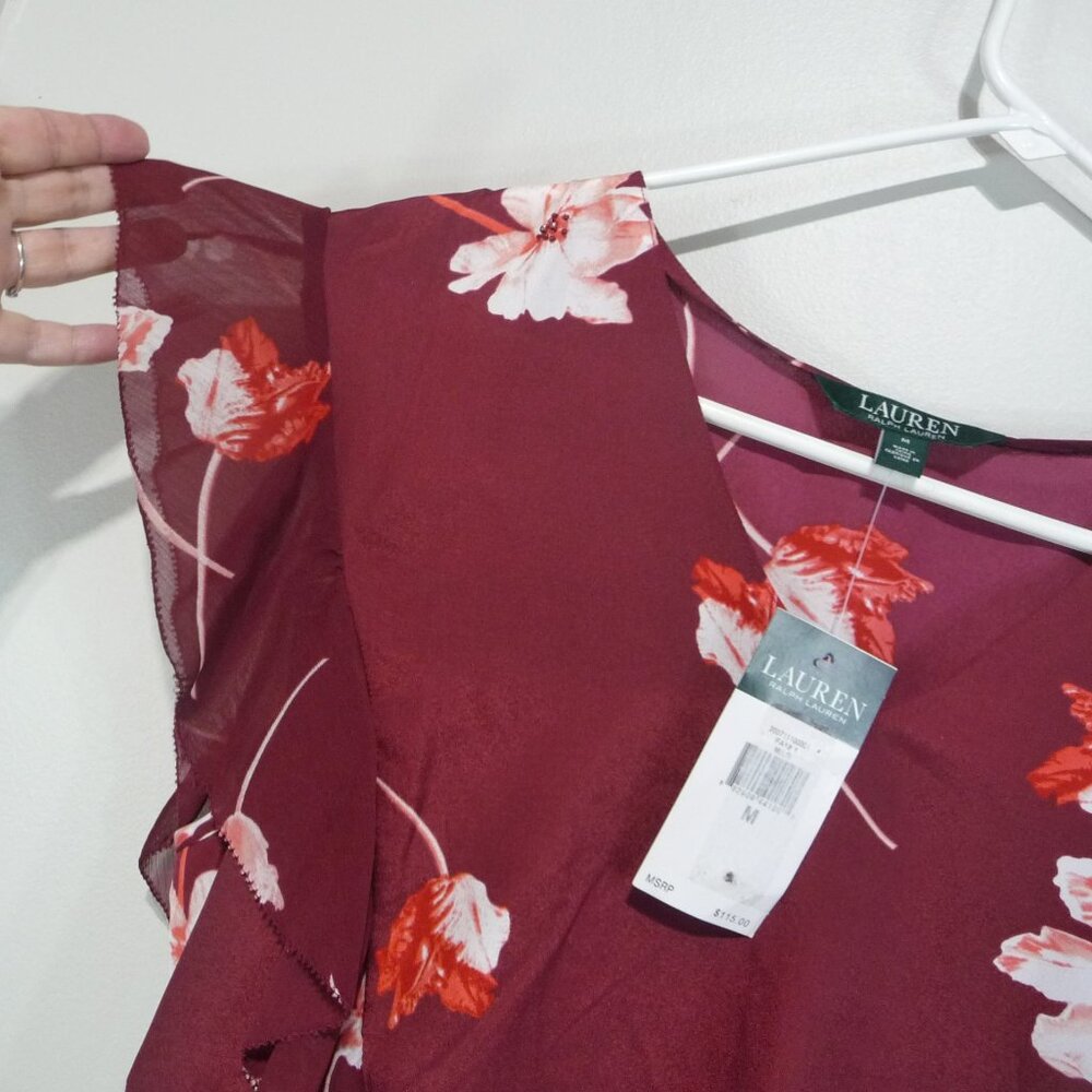 NWT LAUREN RALPH LAUREN TOP MEDIUM - Picture 4 of 8